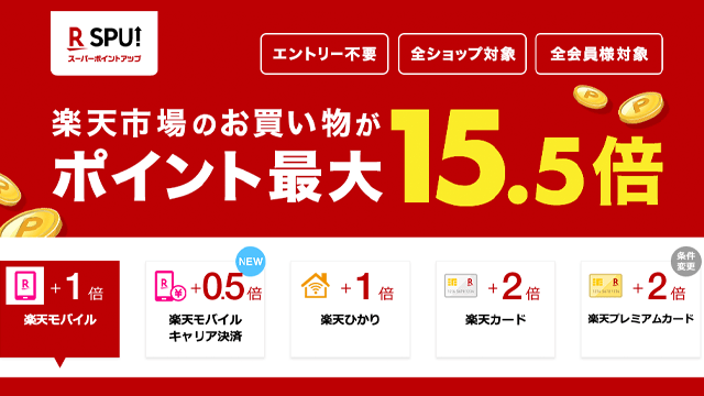 楽天モバイルアンリミット(Rakuten UN-LIMIT)で楽天ポイントが貯まる