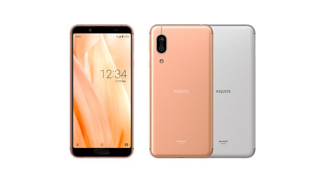 AQUOS sense2SIMフリー約155gサイズ